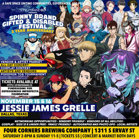Fast Pass for Jessie James Grelle - November Spinny Brand Gifted & Disabled Festival