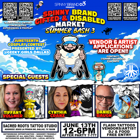 RSVP for FREE to the June 2026 Spinny Brand Gifted & Disabled Market